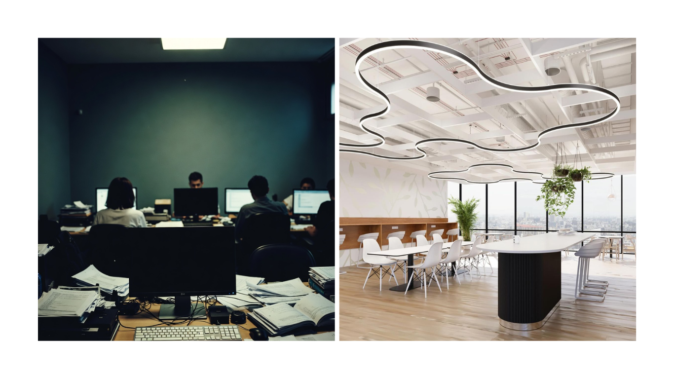 thiết kế chiếu sáng văn phòng