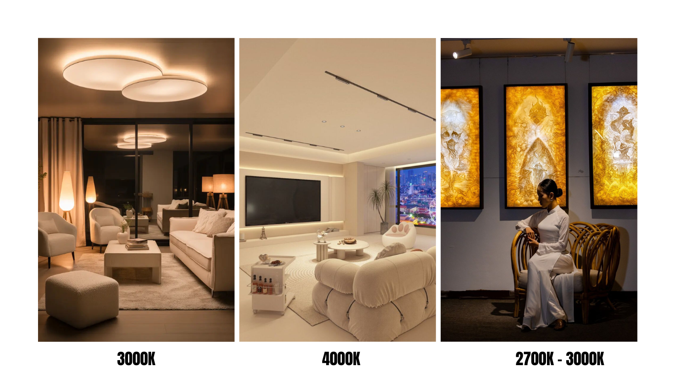 nhiet do mau anh sang 3000k 4000k ProLux