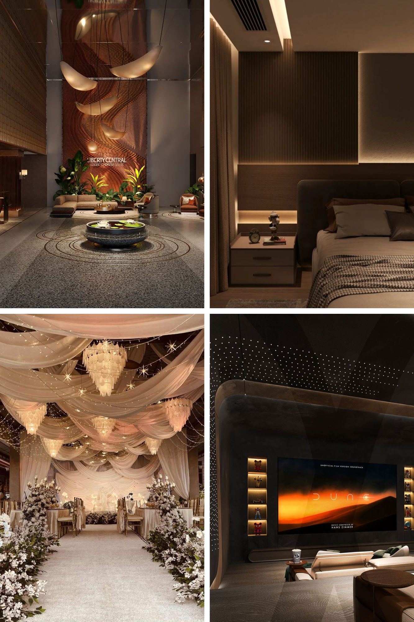 thiết kế chiếu sáng vật liệu gỗ