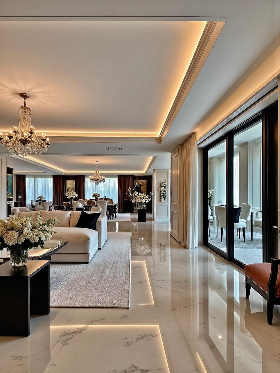 Thiết kế chiếu sáng biệt thự đẹp