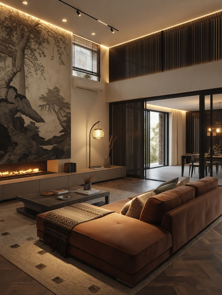 Hệ lớp ánh sáng trong biệt thự cao cấp quận 2
