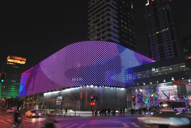 Màn hình Pixel Led cho showroom luxury hiện đại