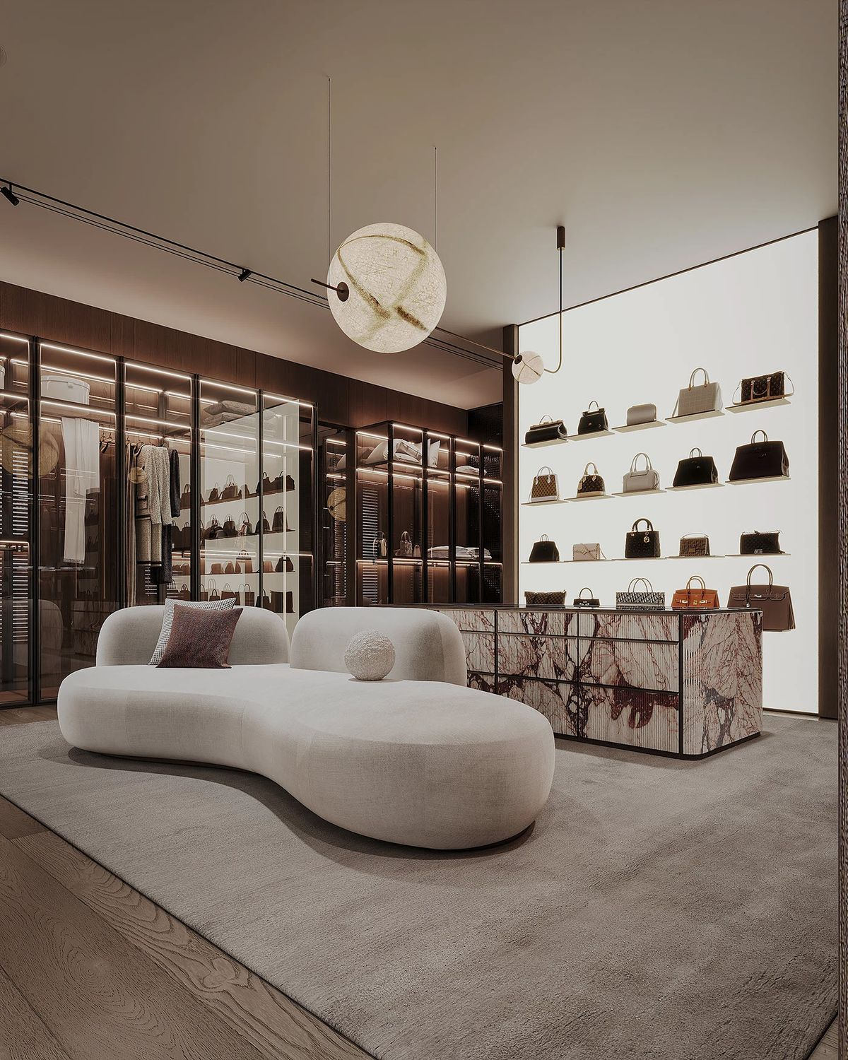 thiet-ke-chieu-sang-showroom-quan-ao