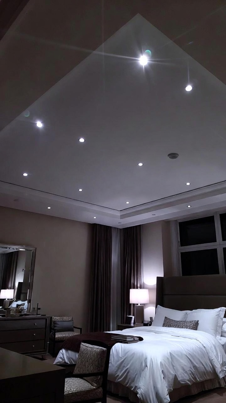Ánh sáng không gian master suite biệt thự cao cấp ProLux