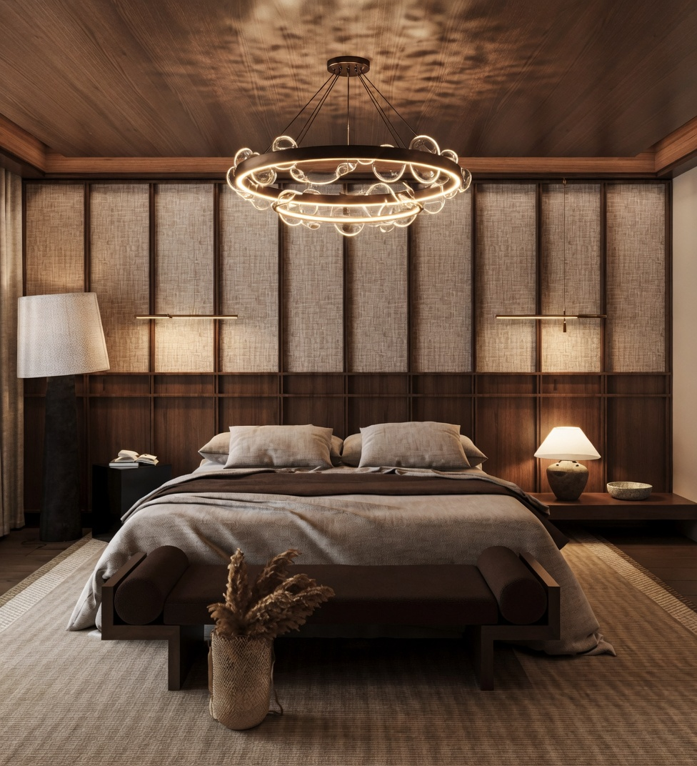 Ánh sáng phòng ngủ thư giãn phong cách Quiet Luxury ProLux
