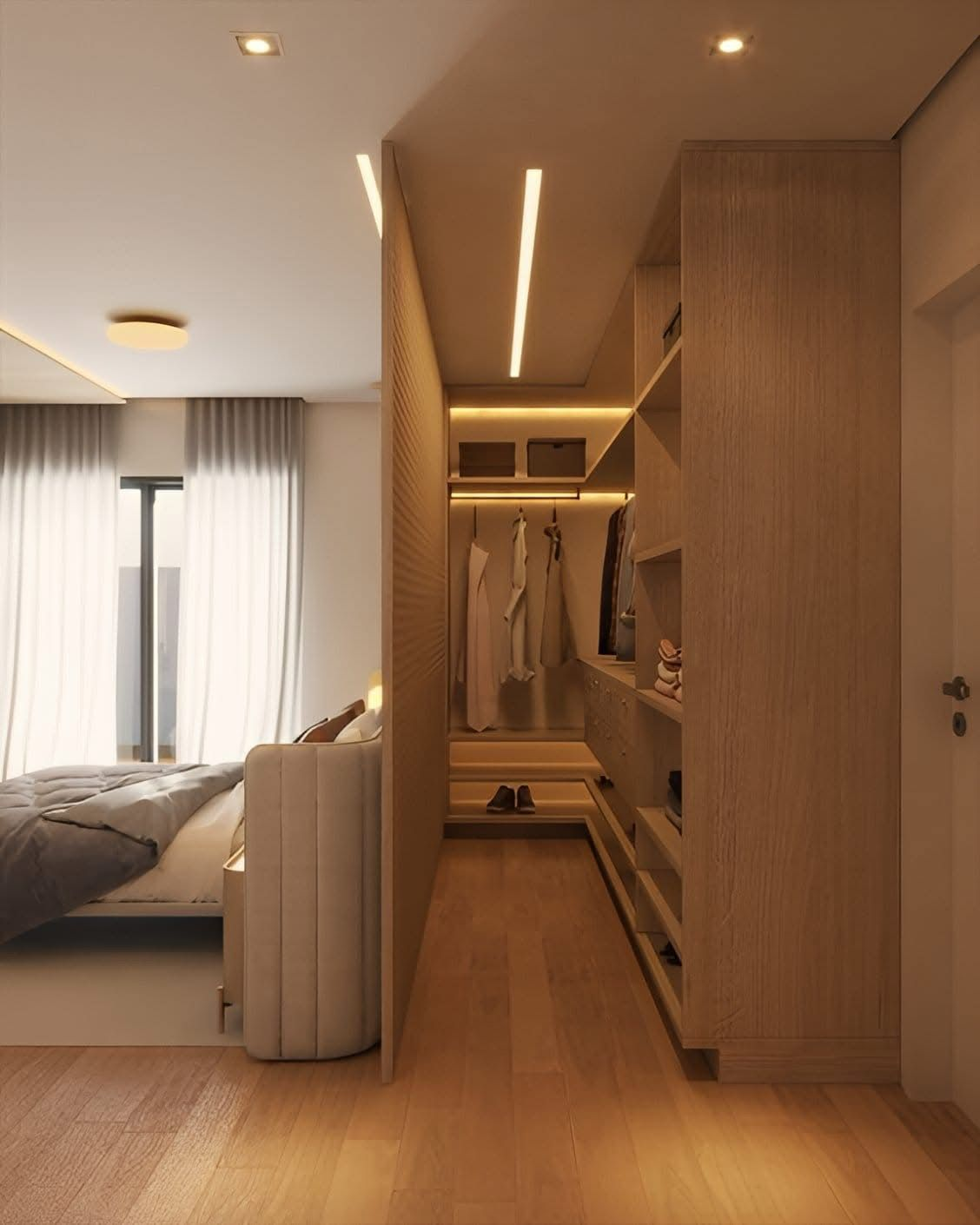 Hệ thống đèn âm trần downlight lắp đặt quá dày đặc trên trần thạch cao 