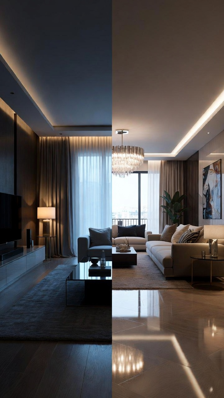 Biểu đồ quang phổ ánh sáng của đèn LED đạt chuẩn và kém chất lượng