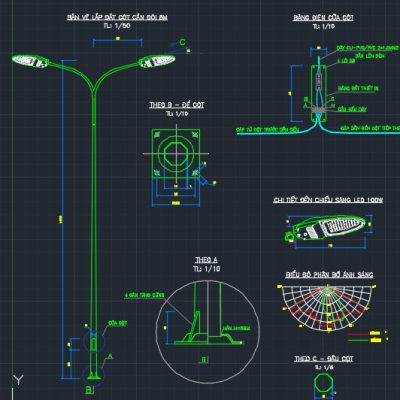 Bố Trí Đèn 3D Chuẩn Để Giám Sát Thi Công Biệt Thự
