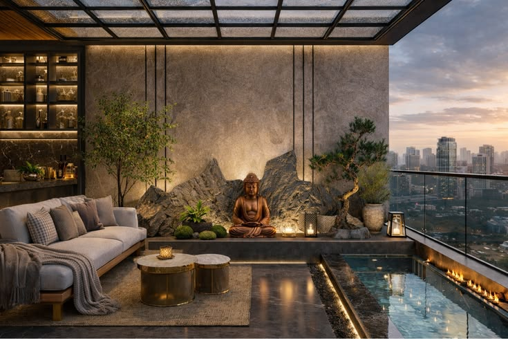 Decor ban cong chung cu phong cach quiet luxury PROLUX