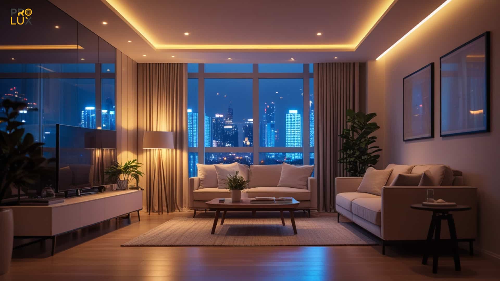 Bố trí nhiều hệ đèn cho cùng một không gian
