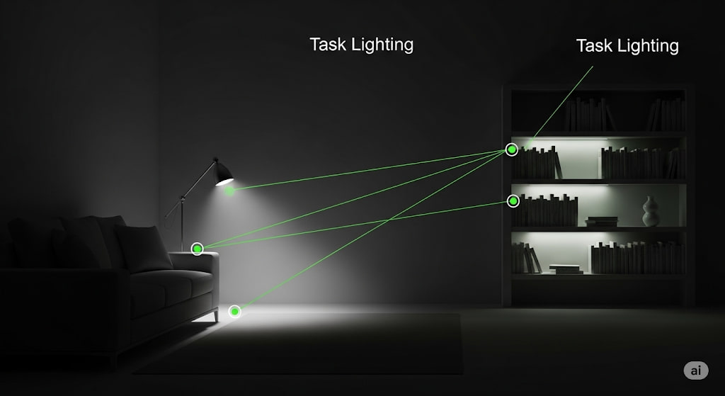 Chiếu sáng chức năng (Task Lighting)