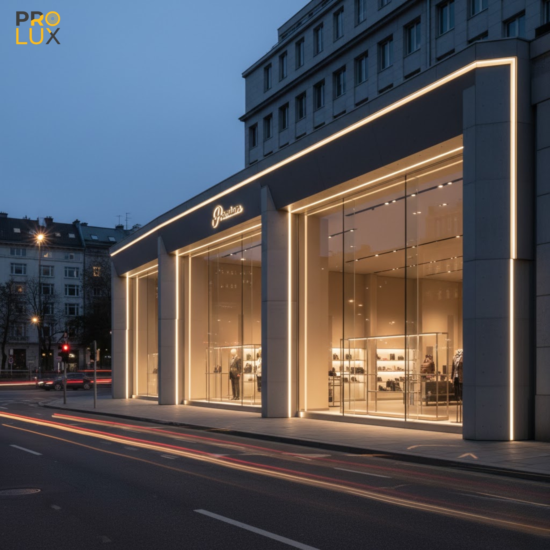 PROLUX – Thiết kế chiếu sáng TTTM & cửa hàng