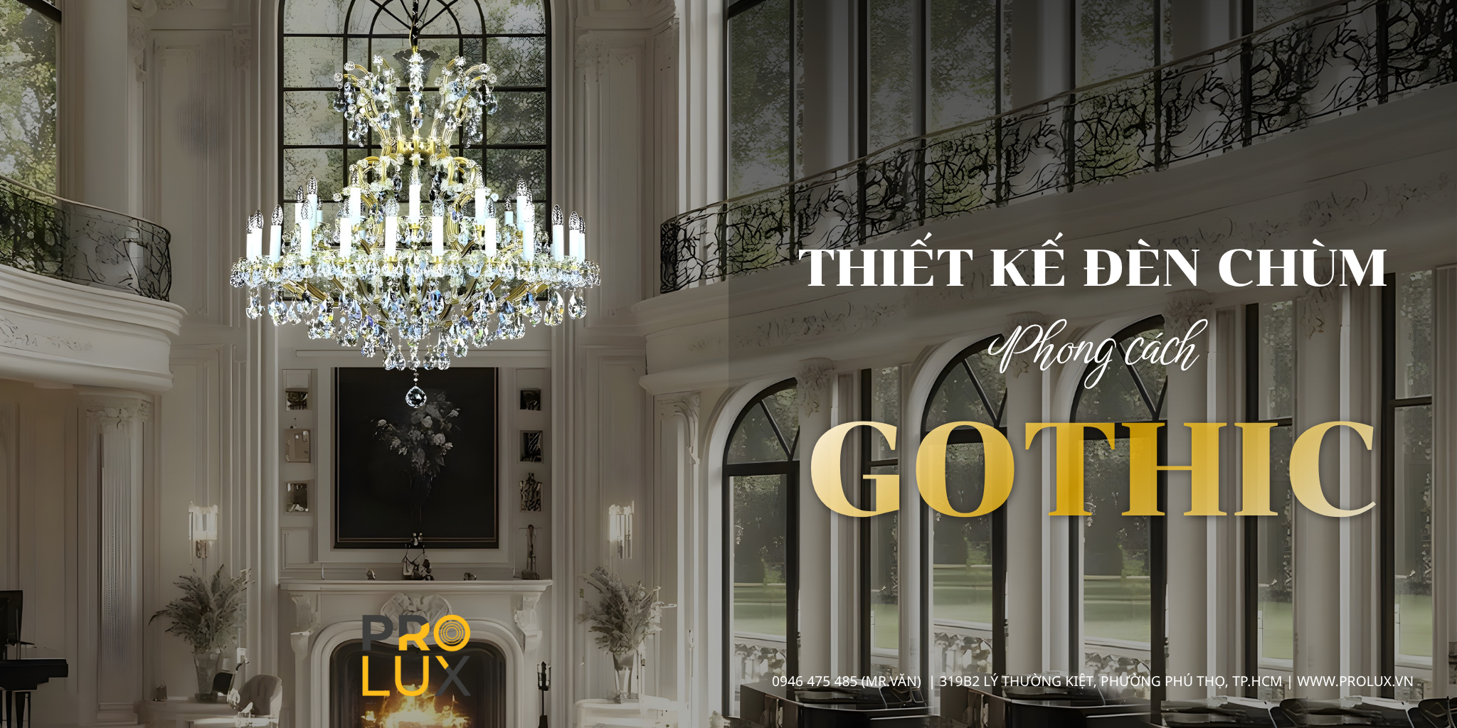 Thiết Kế Đèn Chùm Phong Cách Gothic Đang Trở Lại Mạnh Mẽ