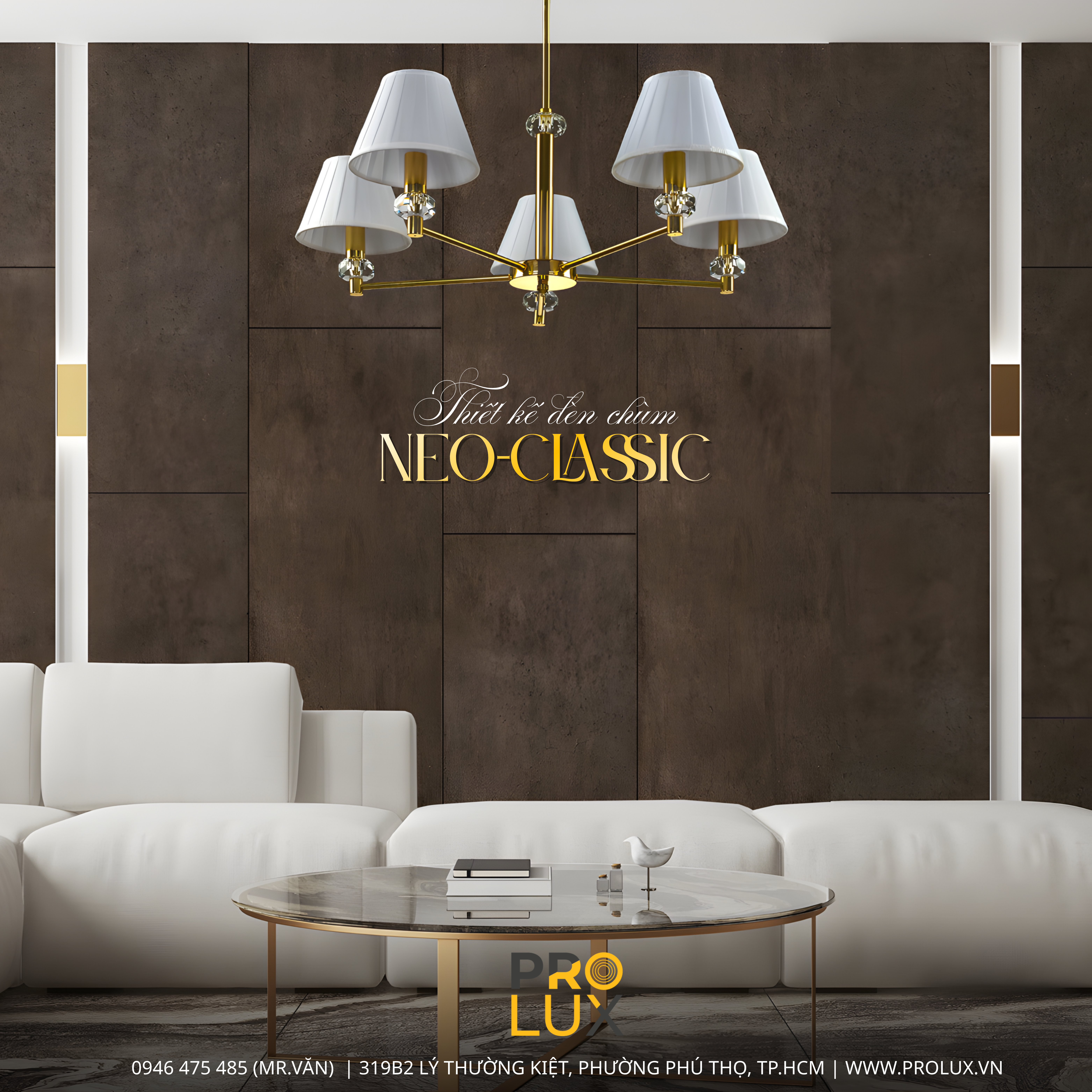 Neo-Classic Đương Đại: Sự Lên Ngôi Của Đèn Chùm Pha Lê