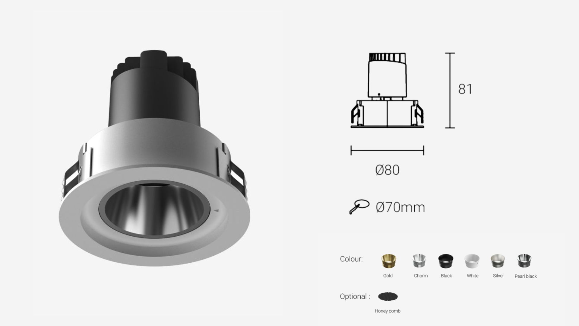 LS‑301E70 Downlight Hera